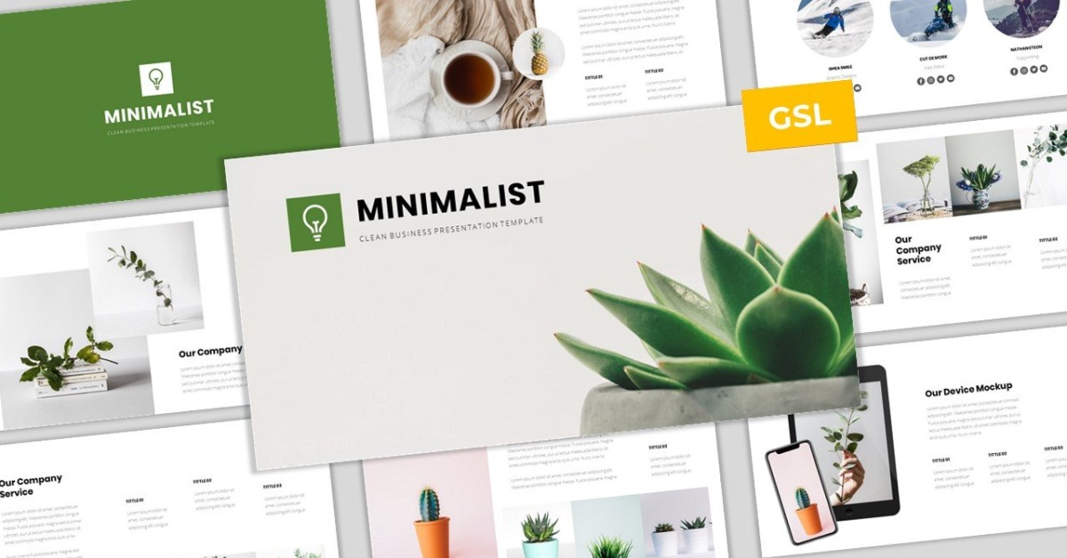 Minimalist - Simple & Modern Business Template Google Slides