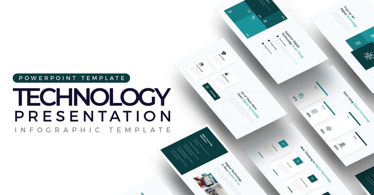 Technology Presentation PowerPoint template - TemplateMonster