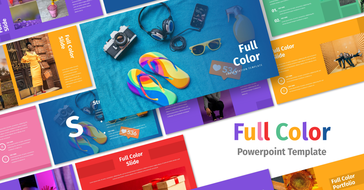 Full Color - Multipurpose PowerPoint template