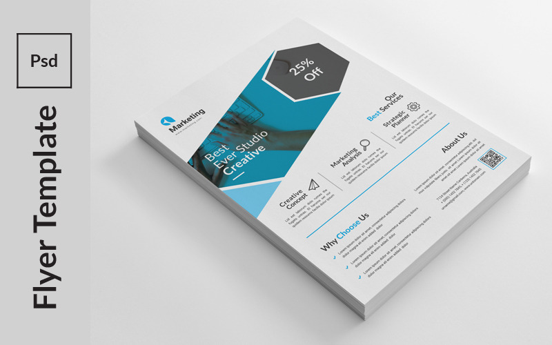 Simple Standard Flyer - Corporate Identity Template