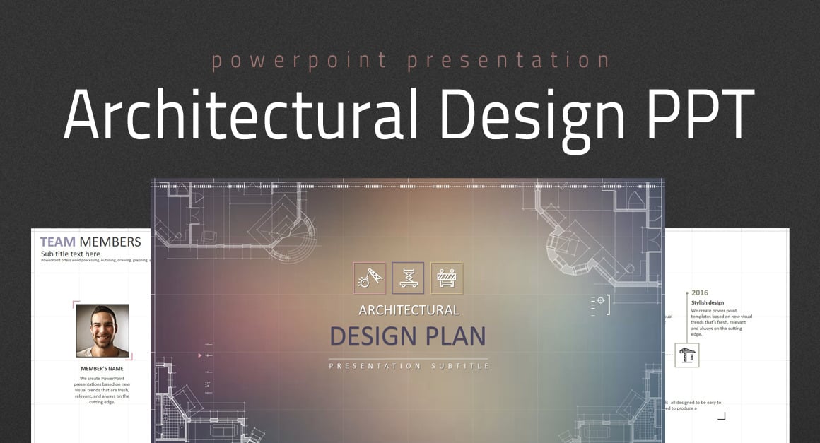 Architectural Design PPT PowerPoint template