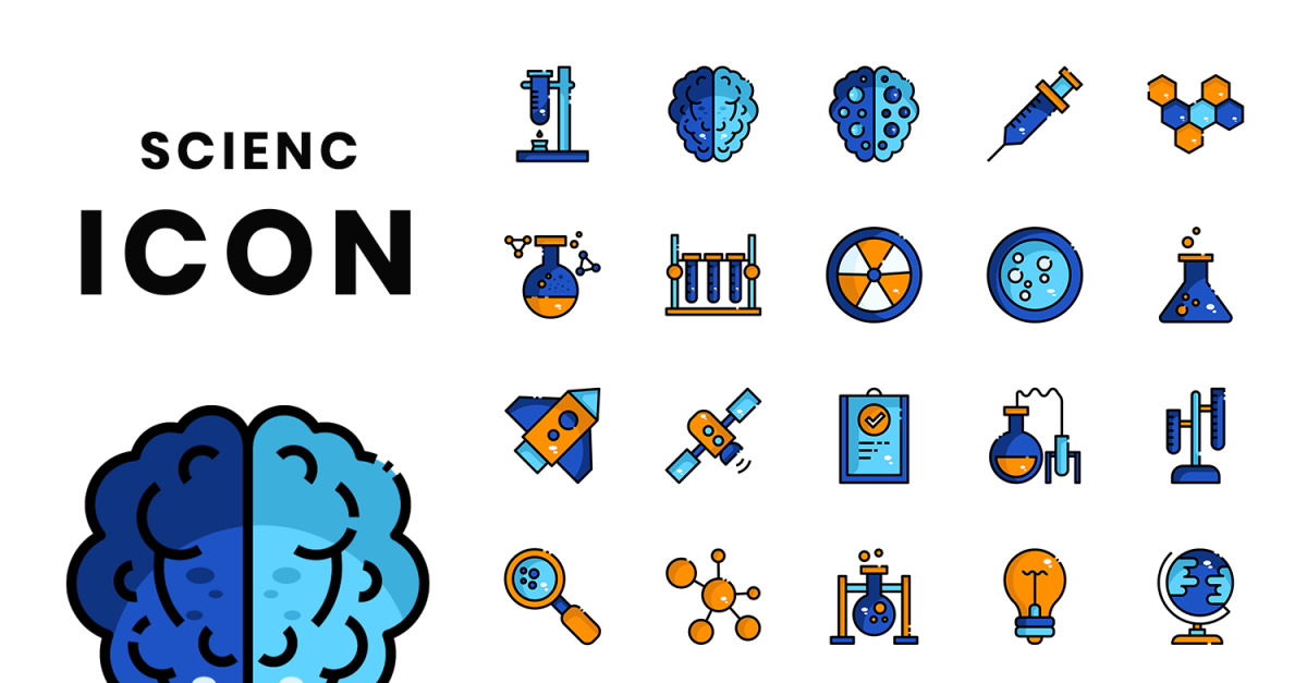 Science Icon Set #109399 - TemplateMonster
