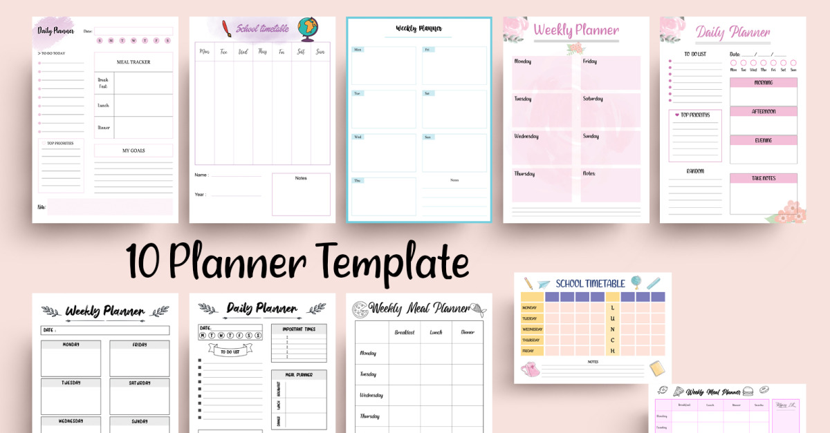 Planner Bundle - Corporate Identity Template