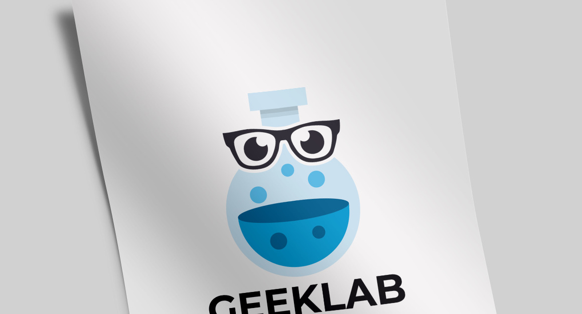 Geek Lab Logo Template #114700 - TemplateMonster