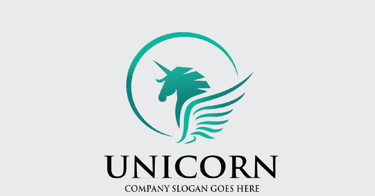 Unicorn Knight Logo #115314 - TemplateMonster