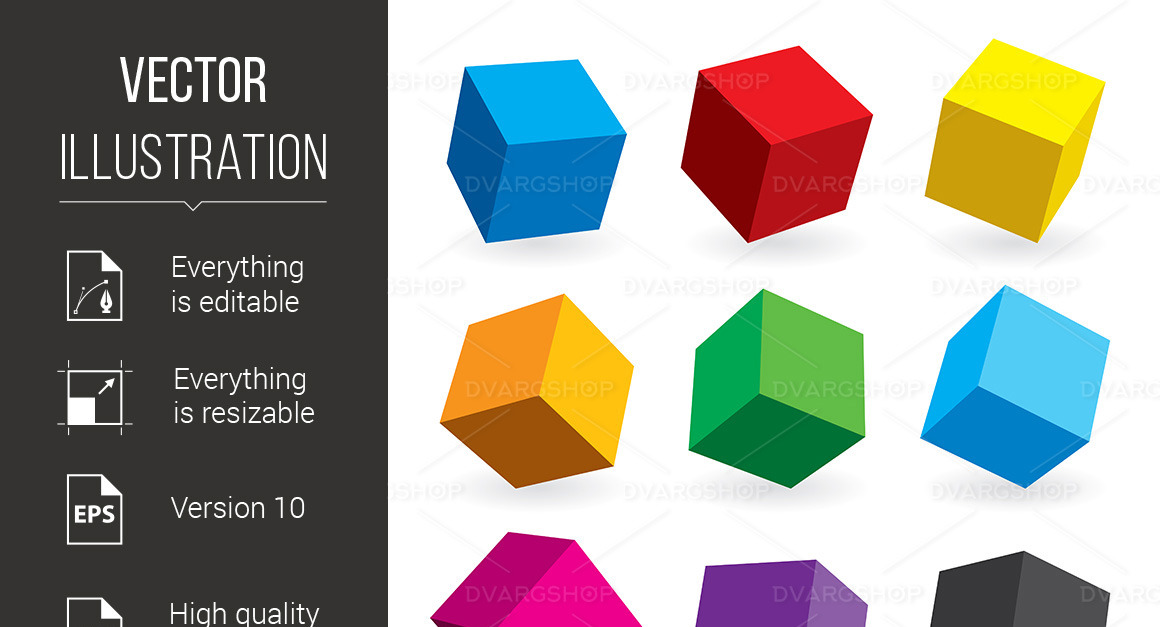 Boxes - Vector Image #116235 - TemplateMonster