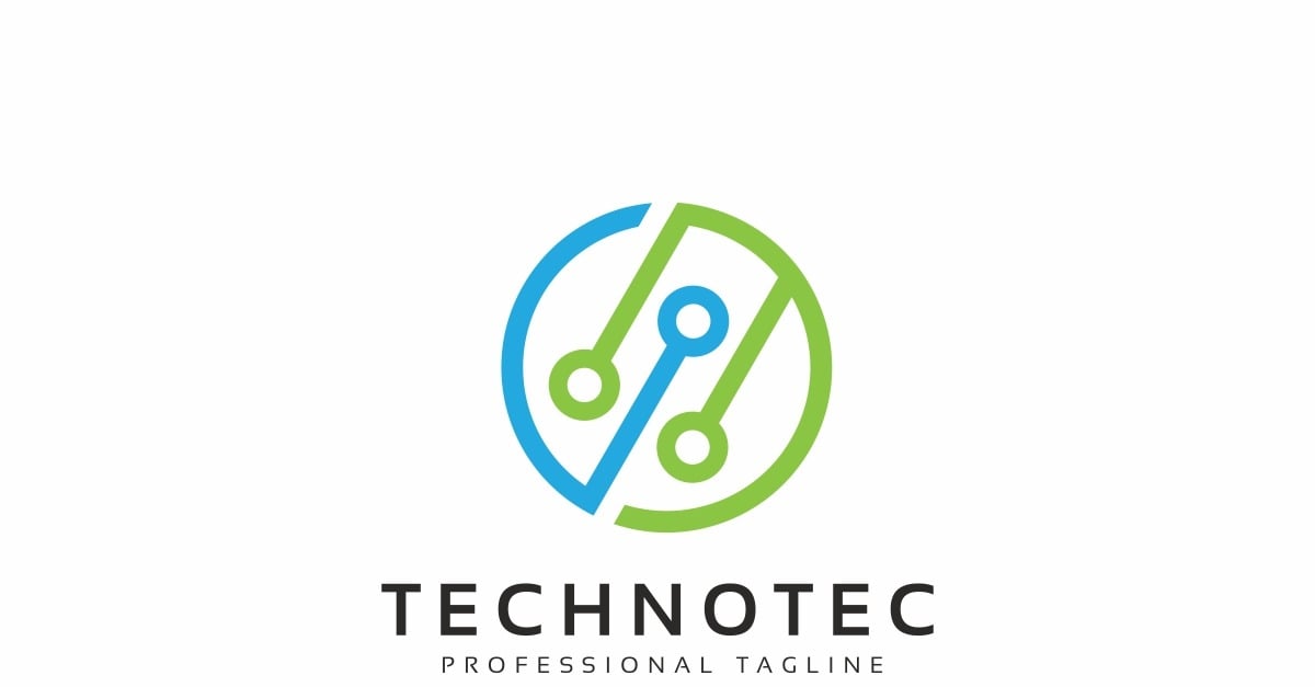 Tech Circle Logo Template #117024 - TemplateMonster