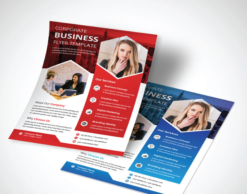 Business Flyer Design - Corporate Identity Template