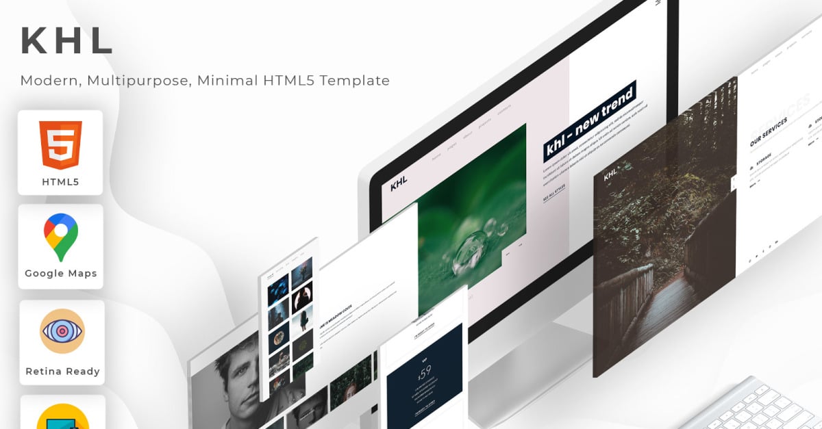 KHL - Modern, Multipurpose, Minimal Website Template