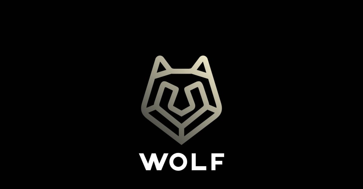 Minimal Wolf Logo Template #118734 - TemplateMonster