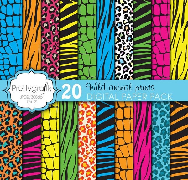 Animal Print Vector Patterns - Paper