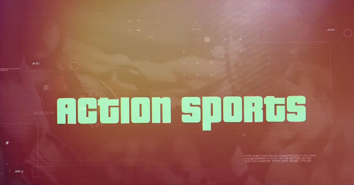 Action Sports After Effects Template TemplateMonster