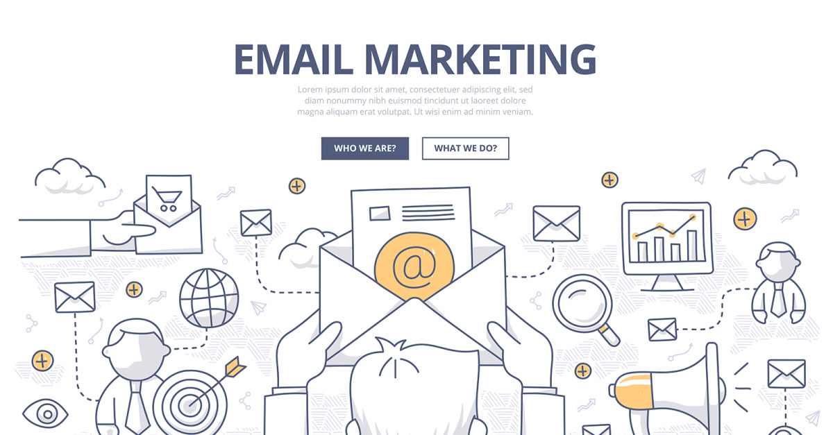 Email Marketing Doodle Concept Vector Image 120794 Original