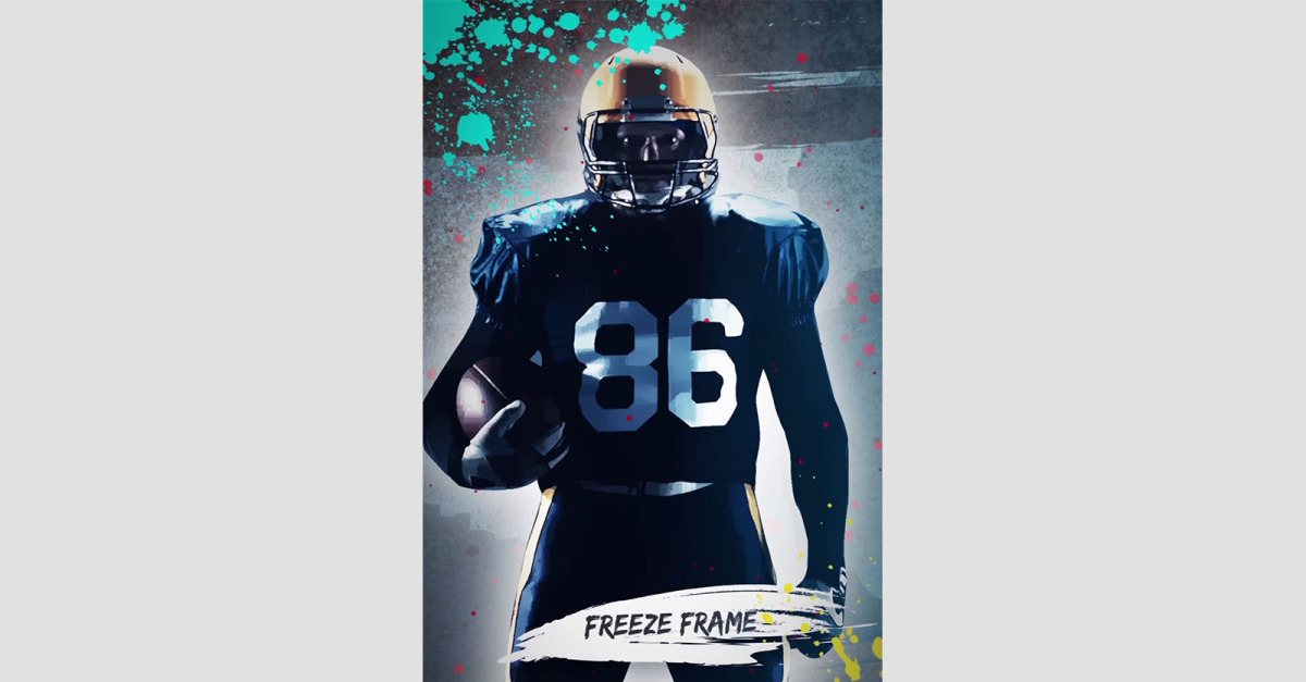 Grunge Freeze Vertical After Effects Template