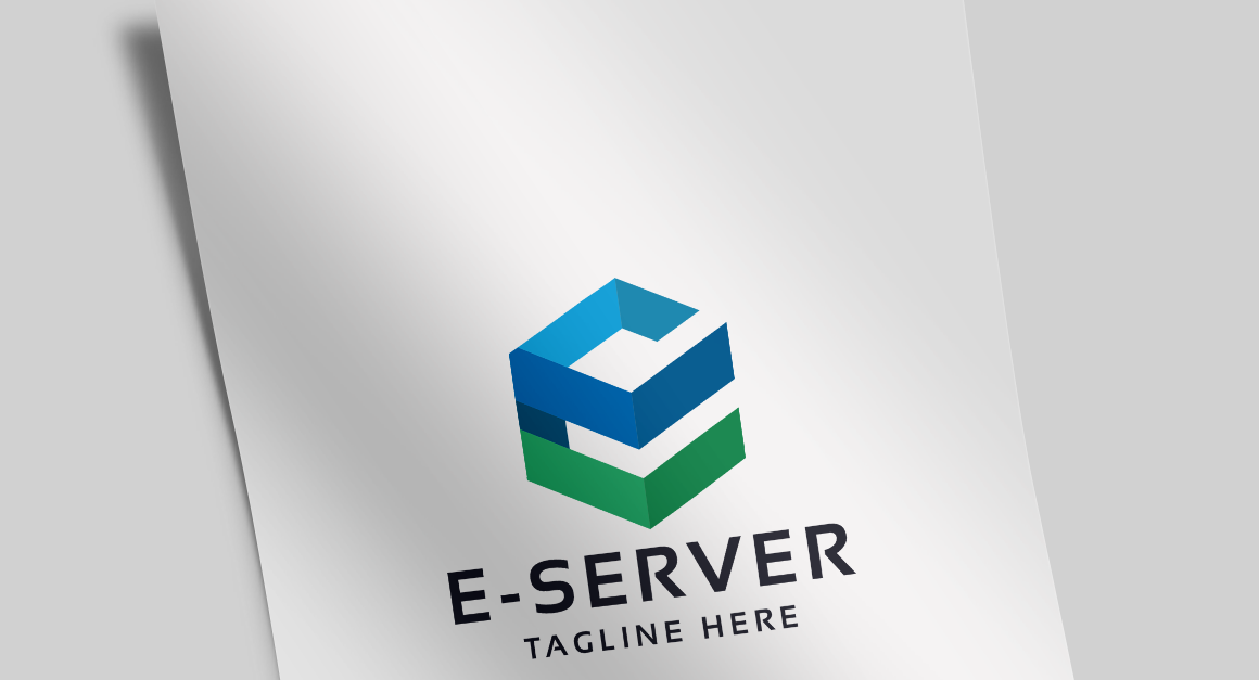 E-Server Letter E Logo Template #122031 - TemplateMonster