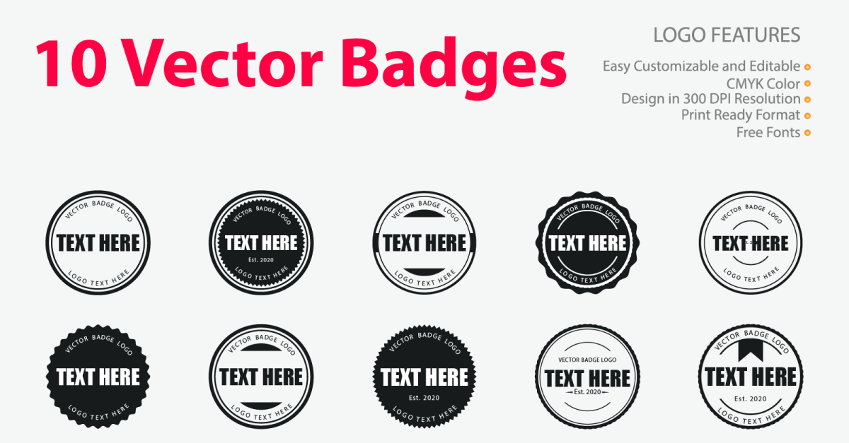 emblem badge template