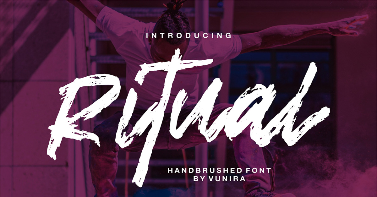 Font For Rites Ritual | Handbrushed Font #126712 - TemplateMonster