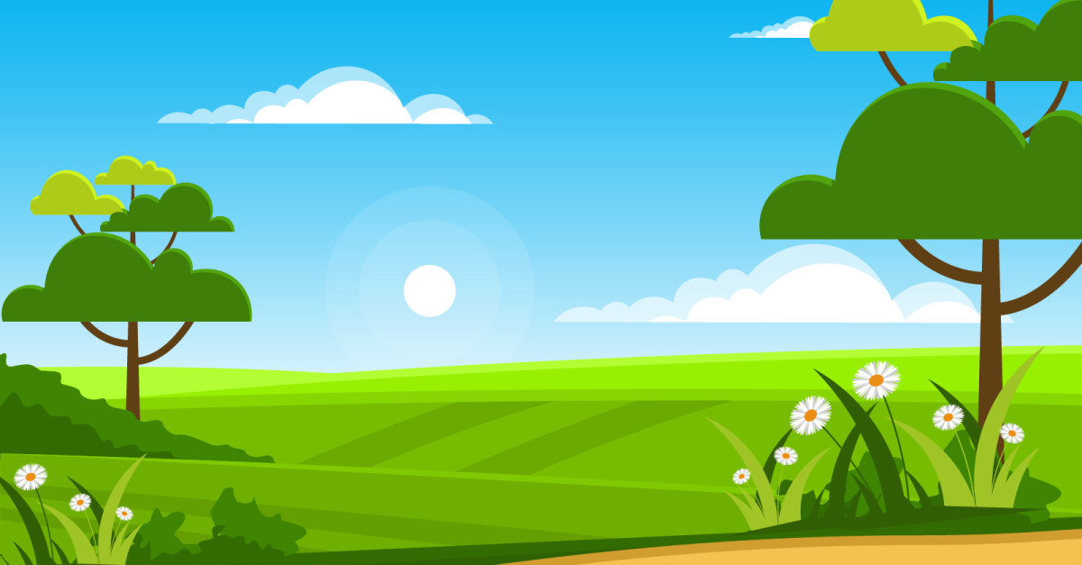 Summer Green Nature Illustration 137754 Templatemonster