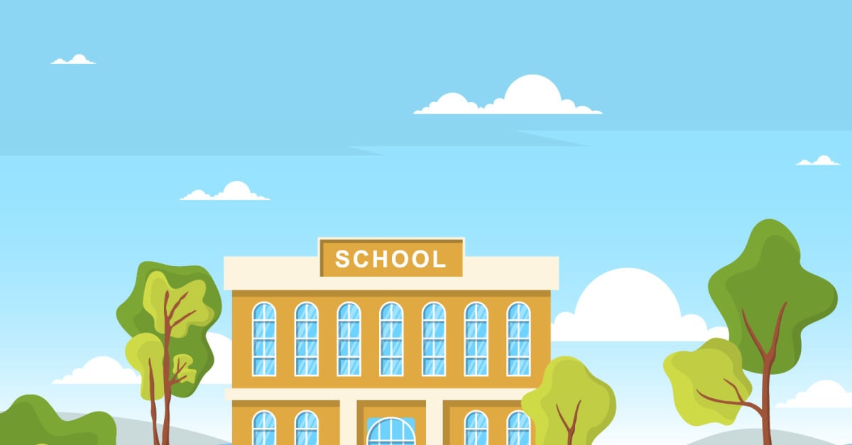 School Education Cartoon - Illustration - TemplateMonster