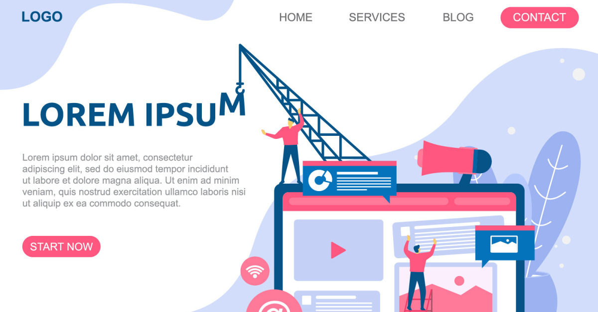 Web Page Development - Illustration #144432 - TemplateMonster