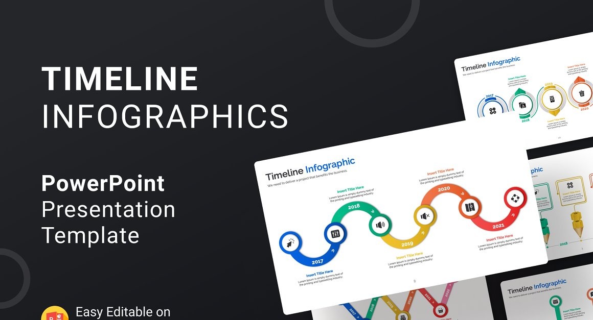 Timeline Infographics – Presentation PowerPoint template