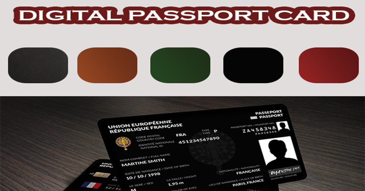 Digital Passport Card 146503 Templatemonster 8708