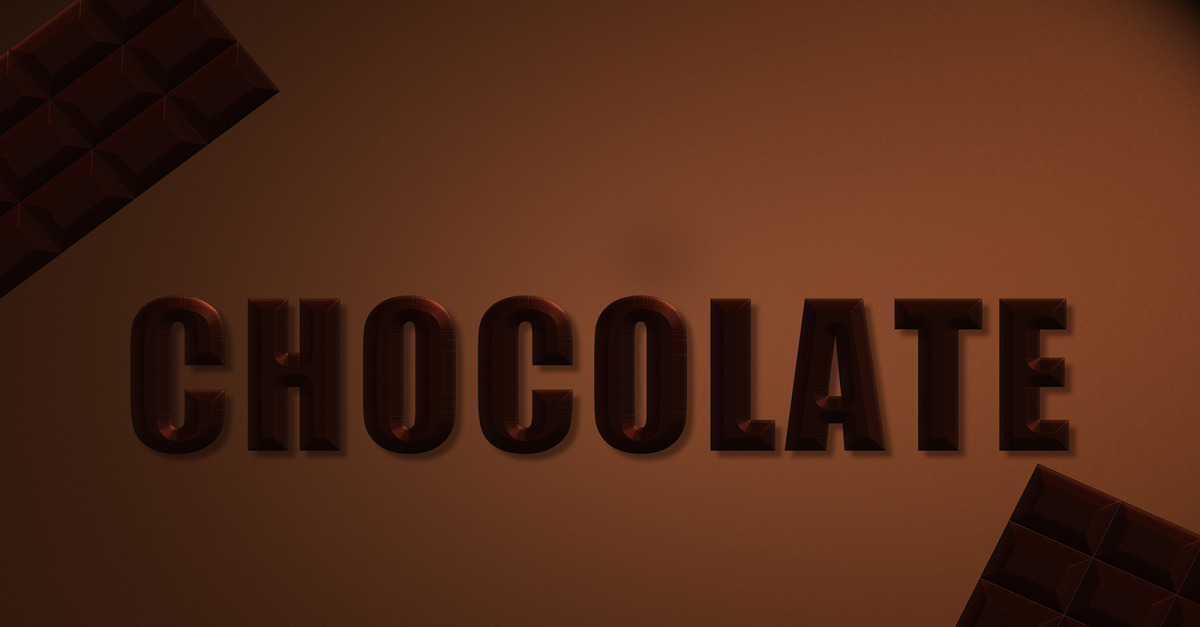 Chocolate Text Effect Design Photoshop Layer Style Effect Illustration chocolate-text-effect-design-photoshop-layer-style-effect-illustration