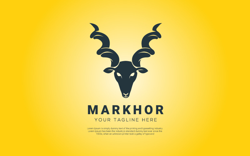 Markhor Logo Template #149020 - TemplateMonster