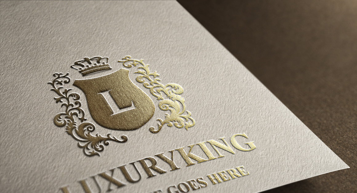 Luxo King - Modelo de logotipo da letra L - TemplateMonster