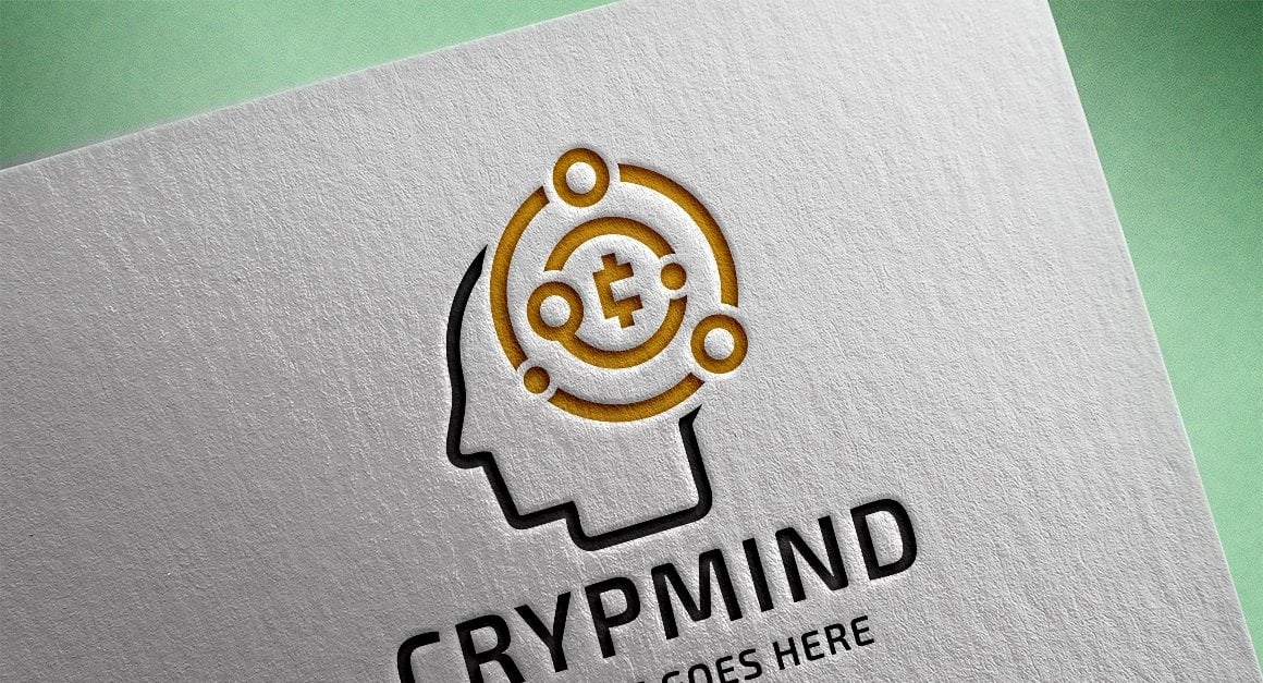 Crypto Currency Mind Logo Template #149996 - TemplateMonster