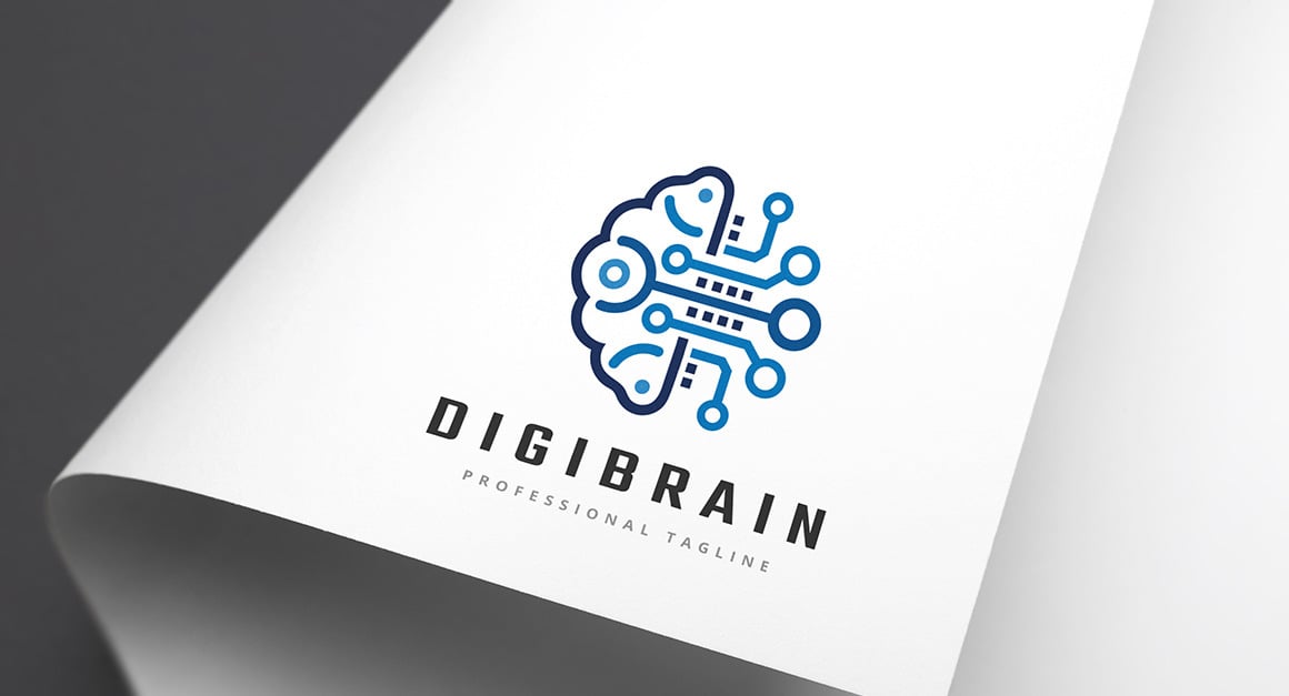 digital brain logo