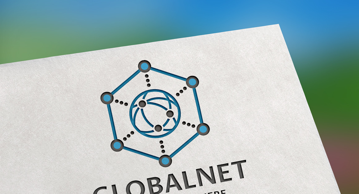 Globalnet Logo Template #153616 - TemplateMonster