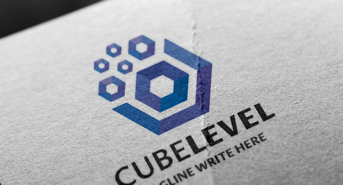 Cube Level Logo Template #153790 - TemplateMonster