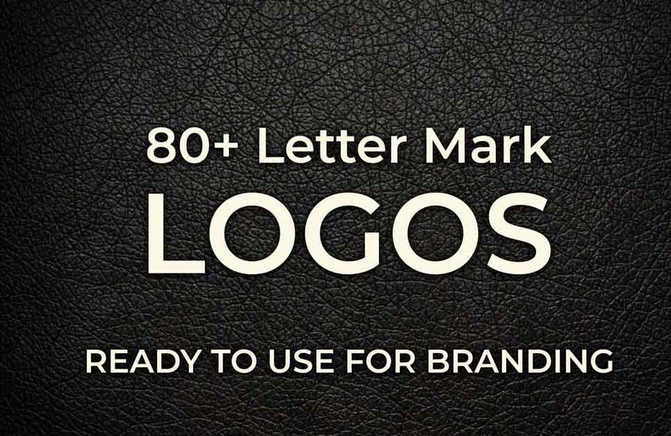 80 Letter Mark Design Logo Template - TemplateMonster