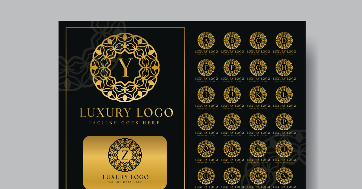 Luxury Design Logo Template #155830 - TemplateMonster