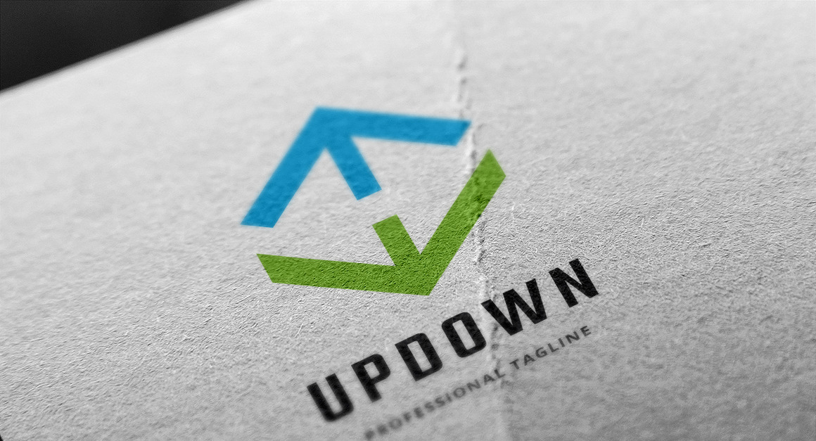Up Down Logo Template #155995 - TemplateMonster