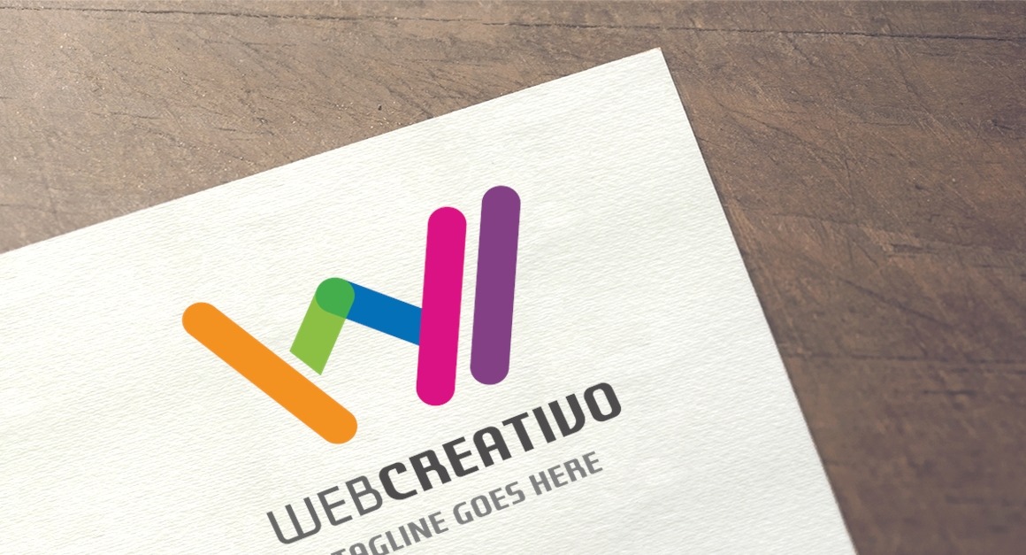 Letter W - Web Creativo Logo Template - TemplateMonster