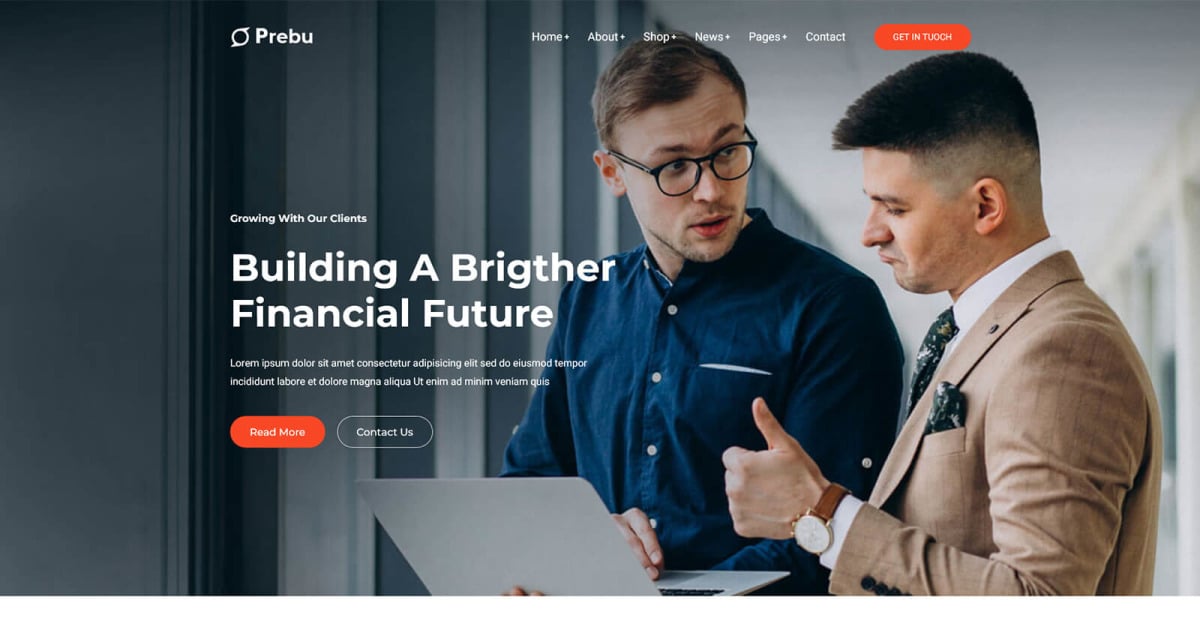 Prebu - Creative Business Agency HTML Bootstrap Template