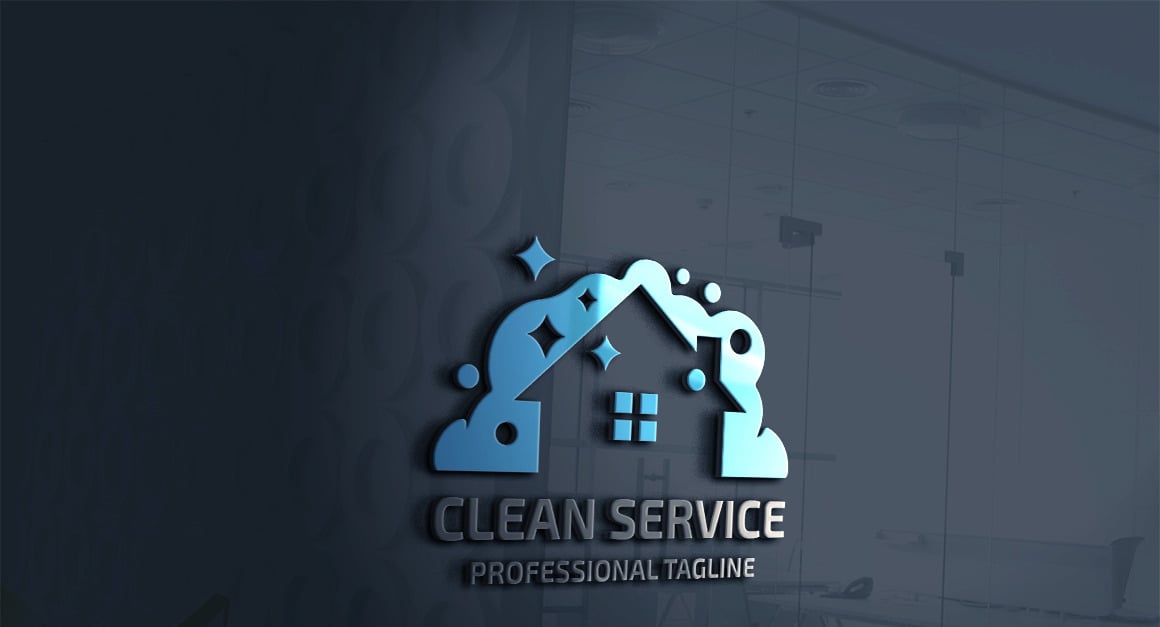 Clean Service Logo Template #159916 - TemplateMonster