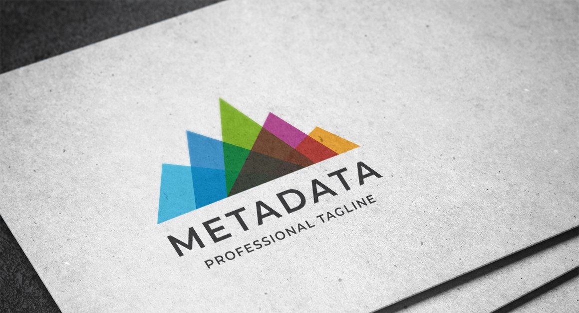 Meta Data Letter Logo Template #159958 - TemplateMonster
