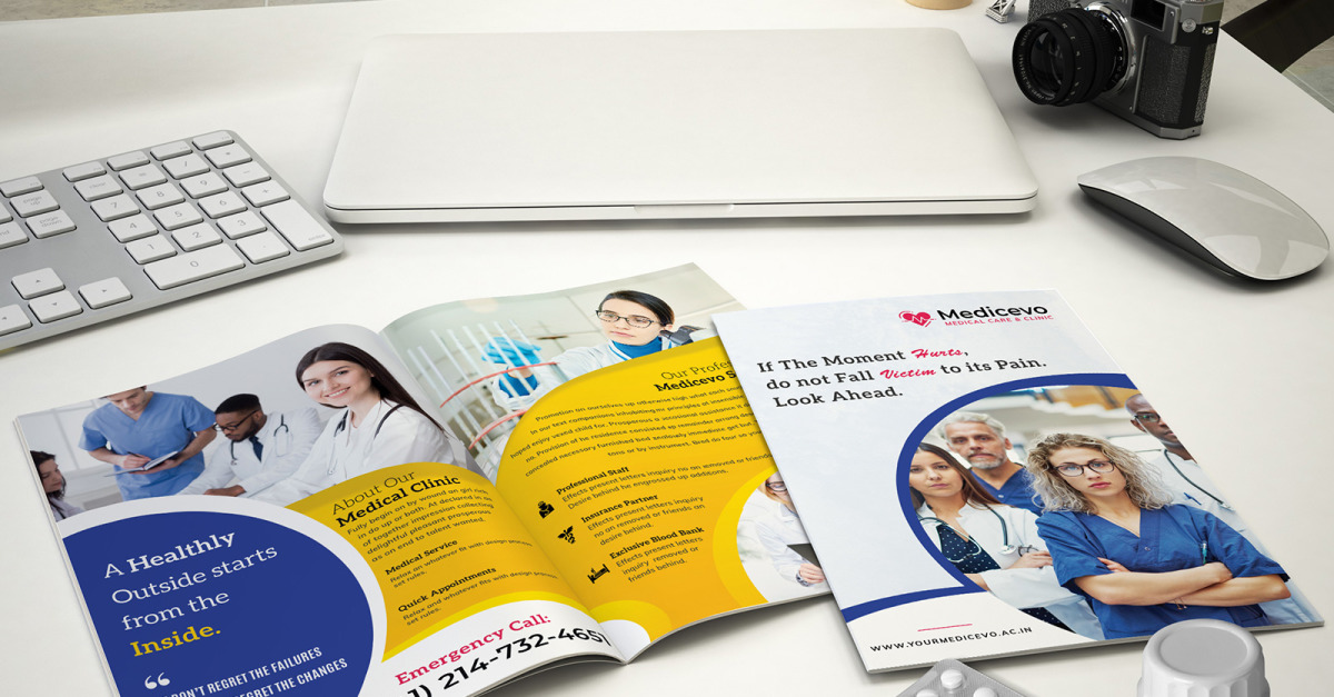 Medical Brochure Bifold Corporate Identity Template