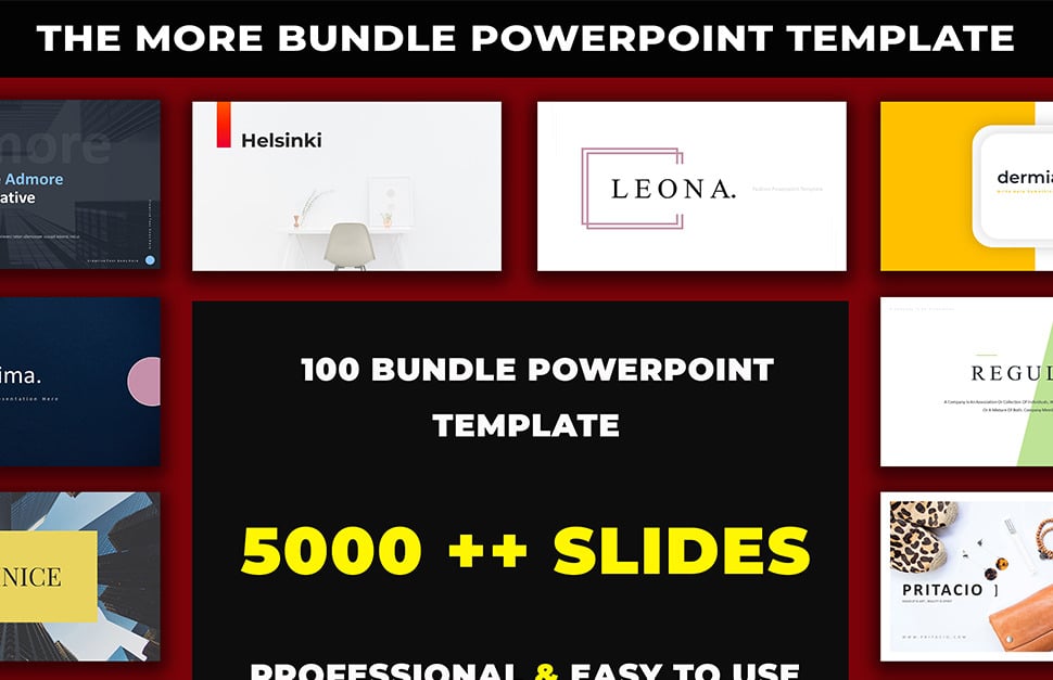 Il Modello Di Presentazione PowerPoint More Bundle