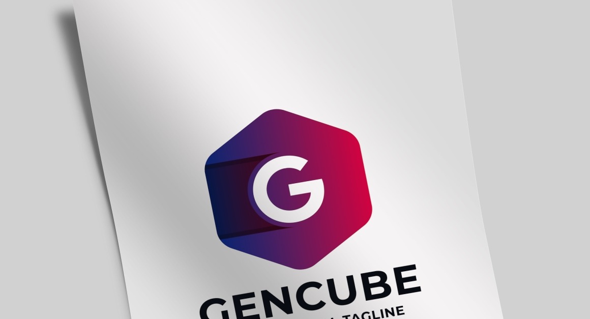 Modèle de logo Gencube lettre G #161950 - TemplateMonster