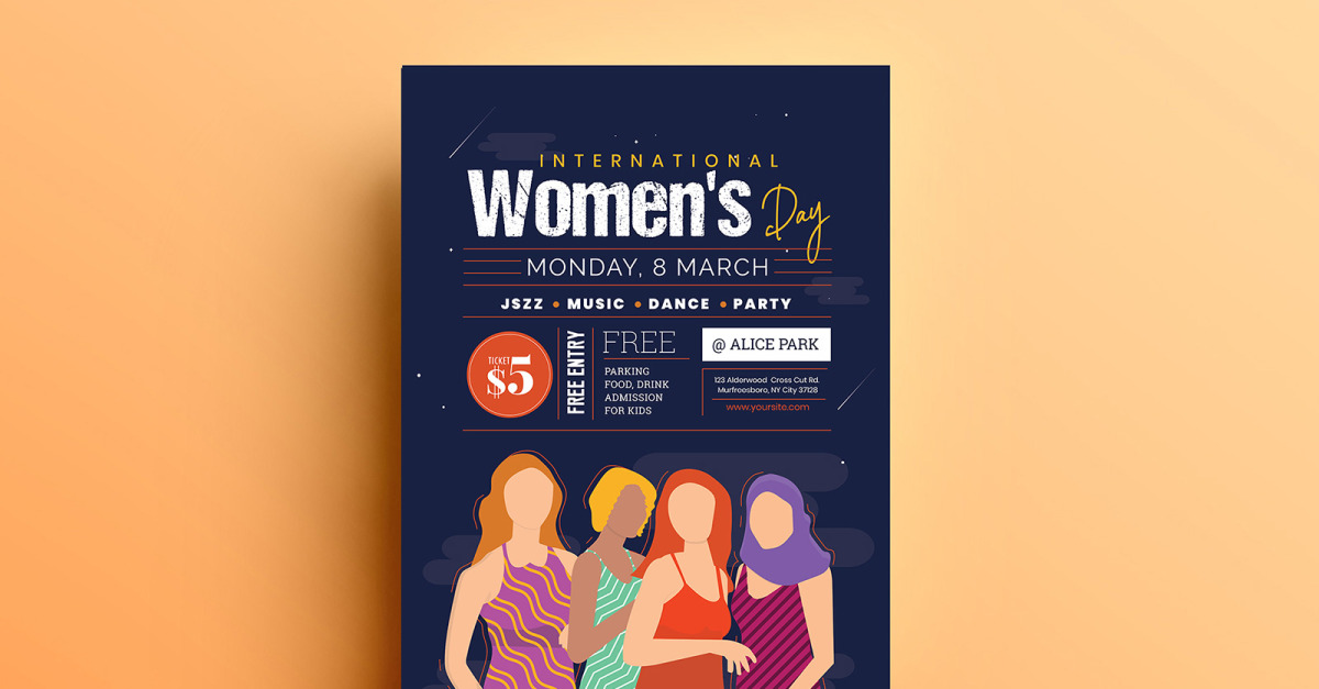International Women's Day Flyer - Corporate Identity Template