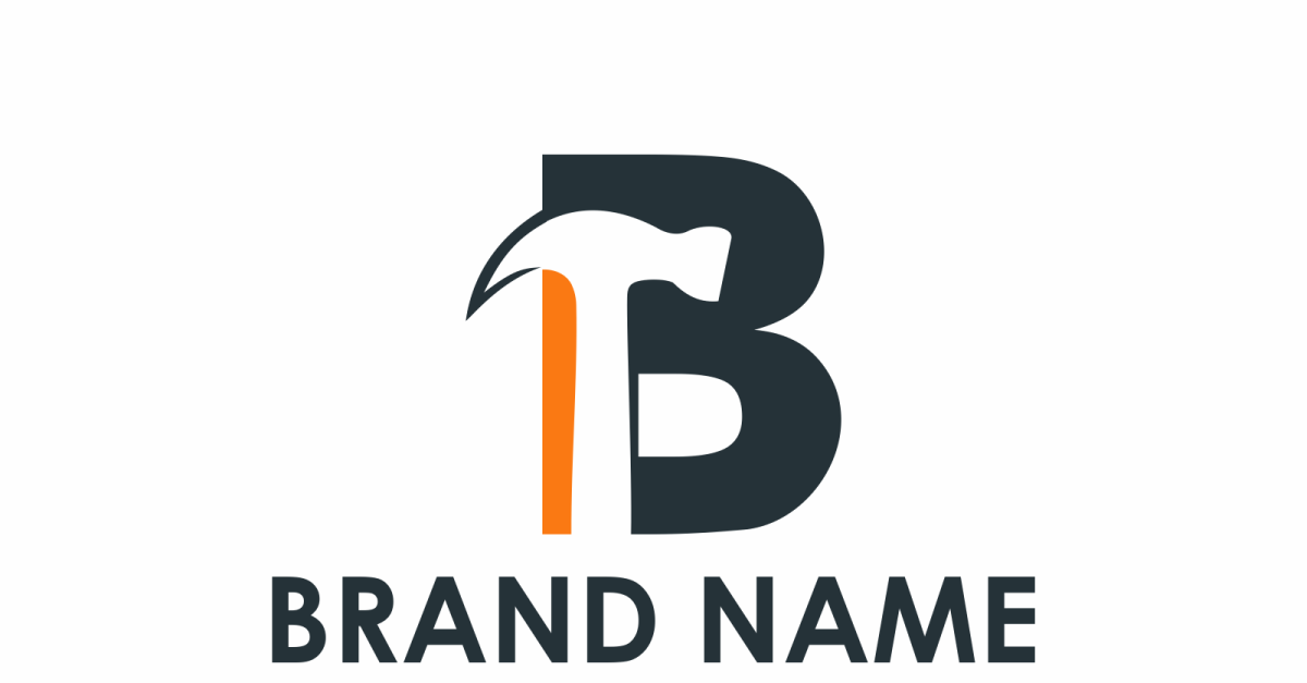 Letter B Hammer Logo Template #162564 - TemplateMonster