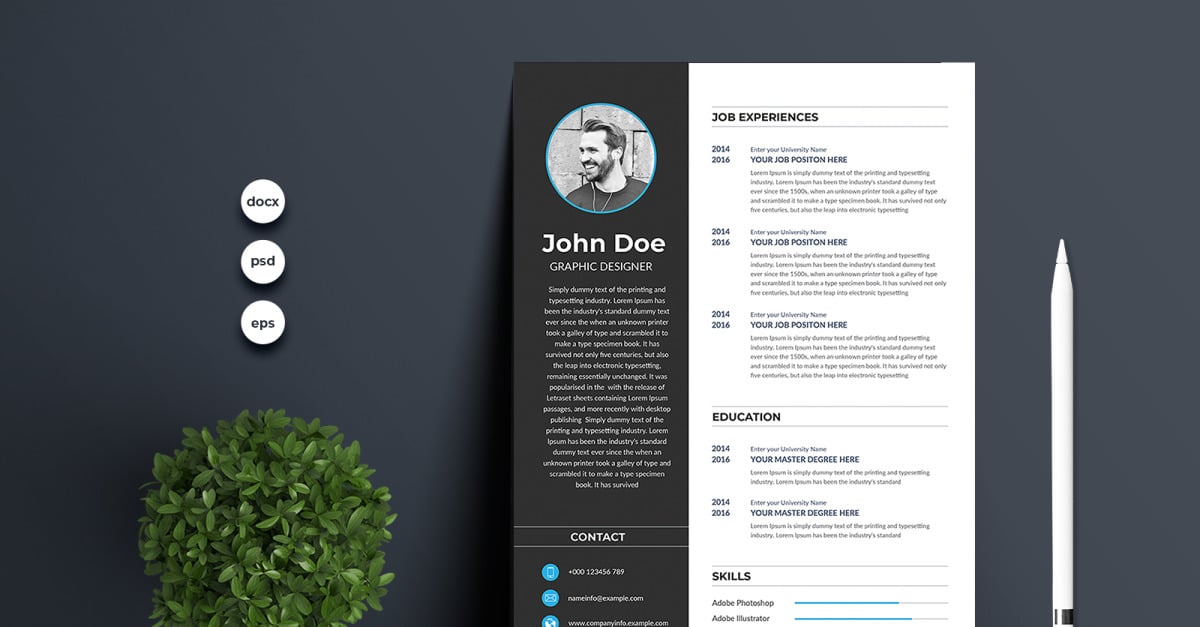 John Doe's CV  Notion Template