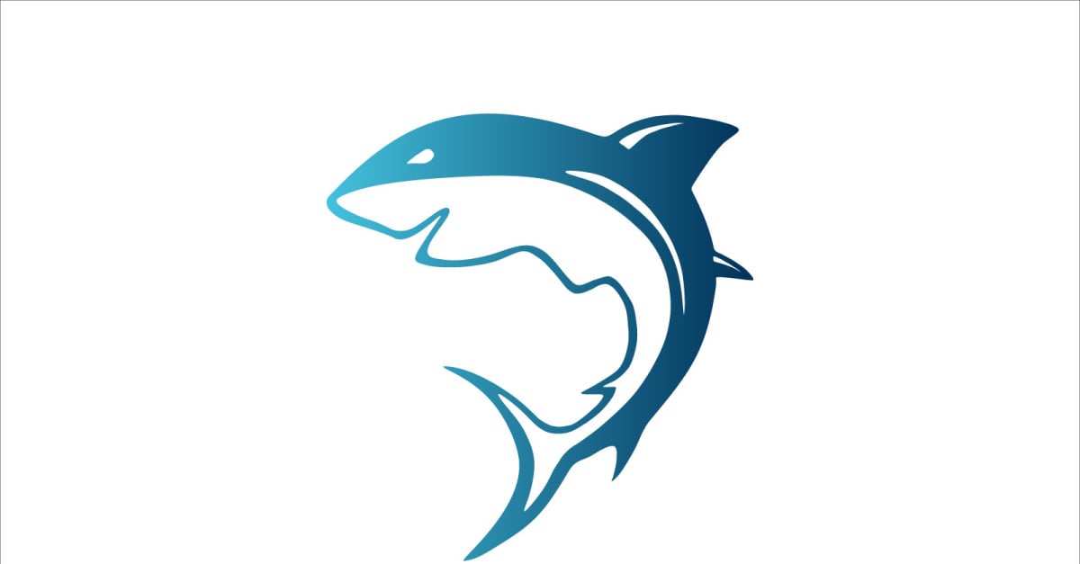 Shark Vector Logo #166460 - TemplateMonster