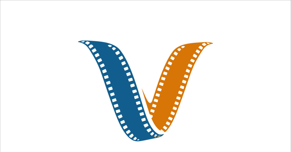 V Roll Film Vector Logo #166470 - Templatemonster