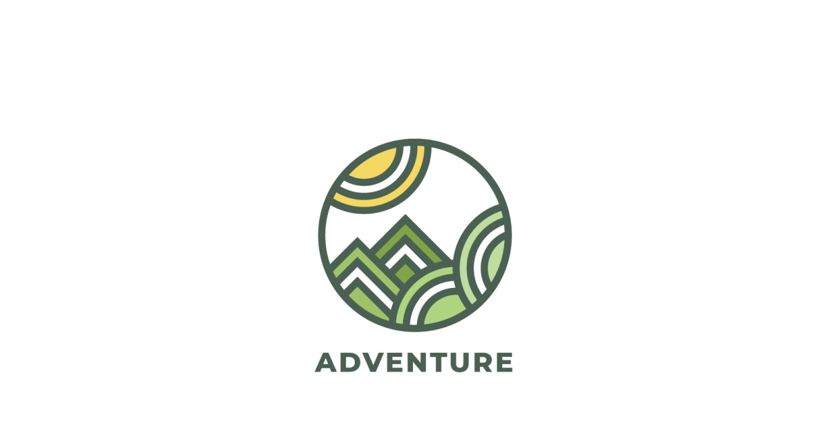 Adventure Mountains Logo Template #167854 - TemplateMonster