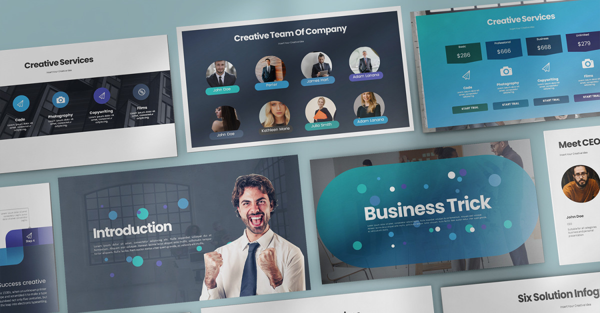 Business Trick Powerpoint Template 167922 Templatemonster Business Trick Powerpoint Template 167922 Templatemonster